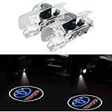 Car Door Courtesy LED Projector,Homose Wireless Ghost Shadow Light Logo Lamps Kit for Toyota Welcome Lights(pack of 2)