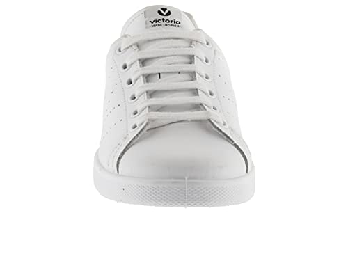 victoria Leather & Back Glitter & Perforated Logo Tennis Shoes 1125104 for Girls