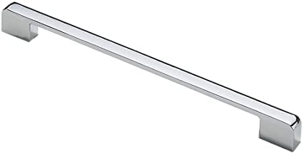 TOP-VIGOR 5 Packs 224mm Bright Chrome Zinc Alloy Kitchen Cabinet Door Handle T Bar Furniture Cupboard Handles