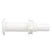 SEACHOICE 18161 Polypropylene Extra Long Thru-Hull Connector 3/4-Inch, White Finish primary