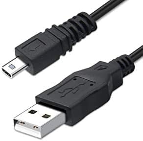 Replacement USB Data Transfer Sync Cable Compatible with Sony Cyber-shot DSC-W190, W310, W320, W330, W370, W520, W530, W550, W610, W620, W630 Digital Cameras