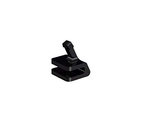 BinClips™ Repair clip/striker pin for Brabantia bin lid/Trash can lid (50/60L (36.5 Dia round lid with black lower rim))