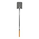 Fiskars 397910-1001 PRO Shovel, Transfer, 58 Inch, Silver