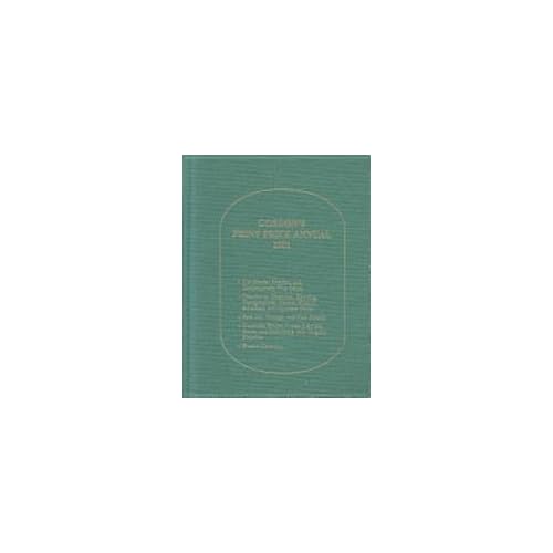 Gordon's Print Price 2001 (Gordon's Print Price Annual)