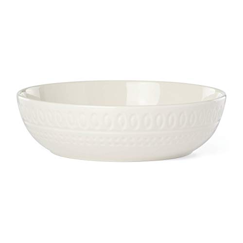 Kate Spade Willow Drive Cream Dinner Bowl, 1.30 LB, White The Home