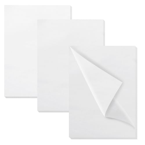 120 Sheets of White Tissue Paper, 50 x 70 cm Tissue Paper for Packaging, Gift Bags, Christmas Gift Wrapping, Crafts, DIY, Birthdays, Weddings (White)