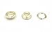 INNETOC 120 Sets - Brass Grommet Eyelets 10mm 3/8