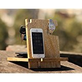 SALE TODAY ONLY-Mango Natural Wooden Android Docking Station, 50th Anniversary Gifts for Couple , Funny Fathers Day Gifts, iPhone 6s plus, 6s, 6 plus, 6, 5, 5s, 4, Samsung Galaxy (For Daily Use)