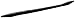 Zoom Bait Zoom Trick Worm-Pack of 20 (Black, 6.75-Inch)