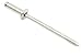 Bolt Dropper #44 Blind Rivet, Button Head, 1/8 Inch Inch Diameter, 3/16 Inch Inch - 1/4 Inch Inch Grip Range, Plain Finish, 304 (18-8) Stainless Steel (100 pk)