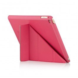 Pipetto iPad Air 2 Case - Origami Smart Cover - Pink Luxe Vegan Leather (Compatible with iPad Air 2)