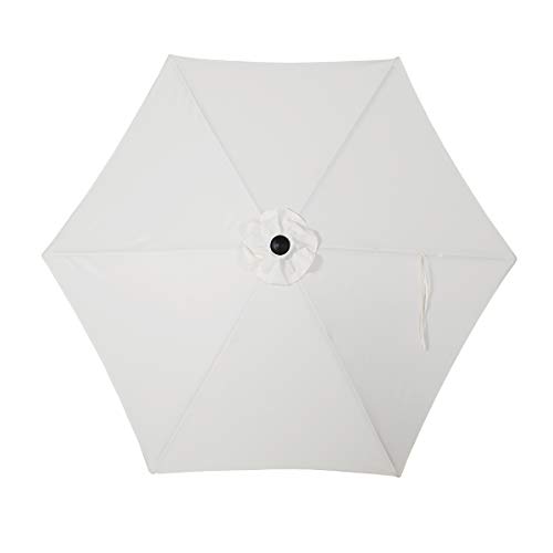 Sekey 270cm Auto Tilt Kurbel Sonnenschirm für Terrasse, Garten, Balkon Sonnenschutz UPF50+ – Bild 7
