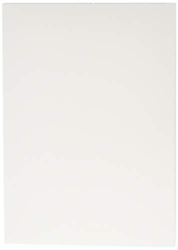 shopwise2000 New Cardboard Photo Folder for a 5x7 Photo - White Stock - Pack of 100