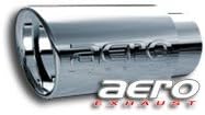 Aero Exhaust ST3040 3" inlet 4" outside 9" long slant cut tip