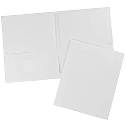 AVERY Two Pocket Folders, Holds up to 40