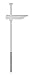 Zippity Outdoor Products ZP19010 Rockport Mailbox Post, White