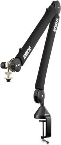 RØDE PSA1+ Professionelles Gelenkarmstativ für Studioanwendungen mit innovativem Federsystem, Neopren, Schwarz