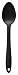 GIR: Get It Right | Heat-Resistant up to 550&iexcl;F | Seamless, Nonstick Small Kitchen Spoons for Mixing, Cooking, and Stirring | Mini - 8 IN, Black primary
