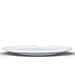 TASSEN Porcelain Dining Plates With Bite Mark, 11 Inch, White (Set of 2 Plates)