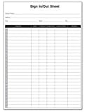 Amazon.com : Tanning Salon Customer Sign-In Sheets : Office Products
