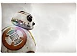 100% Brand New Star Wars Bb 8 Personality 20 x 30 Inches Zippered Pillow Case An Ideal Gift To Others