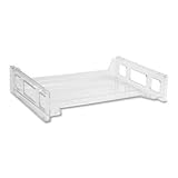 Stacking Tray, Side Load, Letter, Clear [Set of 3]