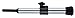 Rochford Supply 0930 Adjustable Telescoping Pole with Rubber Tip