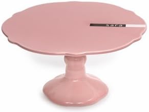 Sara Tavolo Cake Plate - Footed - 8" - Pink