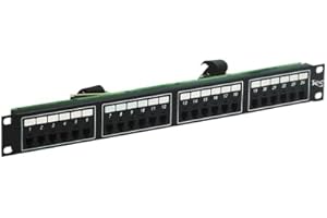 ICC Voice 8P4C Patch Panel with Female Telco in 24 Ports and 1 RMS