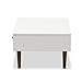 Baxton Studio Gemini Wood Contemporary Coffee Table, White