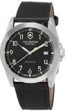 Victorinox Mens  241586 Swiss Army Infantry Mechanical Black Leather