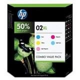HP 02XL Ink Cartridge - Inkjet - Combo Value Pack - Cyan/Magenta/Yellow/Light Cyan/Light Magenta