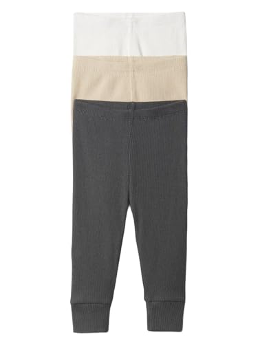 GAP Unisex Baby 3-Pack Rib Pants Bedrock 291 12-18M