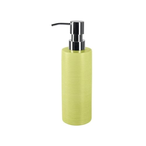 Spirella Tube Ribbed Soap Dispenser, Pistachio