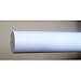 1-3/8 inch Wood Smooth Drapery Rod in White Finish - 6' long