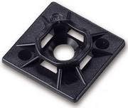 AVB Cable AM-750-BK 3-4 x 3-4 Adhesive Cable Tie Holder, Black, Sold 100/ Pack