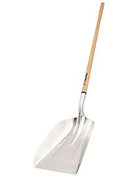 Truper 33052 Tru rígida aluminio Scoop Nº 12, mango largo, 48-Inch