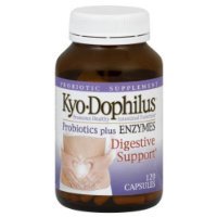 Kyolic Kyo-Dophilus Probiotics Plus Enzymes Capsules, 120 Count