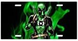 Green Lantern Deadpool Vanity License Plate