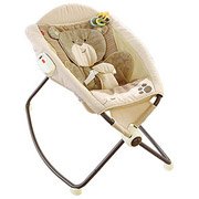 Fisher-Price My Little Snugabear Deluxe Rock N' Play Sleeper, Multi-Color