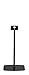 Flexson Floorstand for Sonos Play:5 Gen 2, Black (Horizontal, Single)