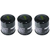 Raisman Pack of 3 Oil Filters Replaces Briggs 499532 692513 Club Car 1016467 Cub Cadet 490-201-0001 John Deere AM107423 Kawasaki 49065-2057 49065-2062