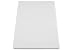Thick White 18x12 Poly Plastic Restaurant Cutting Board, 0.75 Inch Thick NSF
