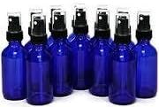 The Oily Essentials 50ml Boston Round Glass Spray Bottle in Cobalt Blue (set of 6)