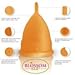 Blossom Menstrual Cup (Large, Orange)