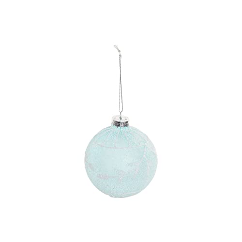 DKD Home Decor Weihnachtskugel aus Glas, 8 x 8 x 8 cm