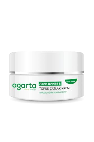 KSL Agarta Foot & Heel Crack Repair Cream – 3.4 fl oz / 100 ml | Urea, Avocado Oil, Shea Butter & Tea Tree Oil | Deep Moisturizing & Repairing Cream for Cracked Heels, Dry Feet & Calluses