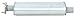 Walker Quiet-Flow SS 21489 Direct Fit Exhaust Muffler 2.25