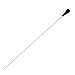 New Black ABS Handle Musical Music Conductor Baton Gift White 15inch