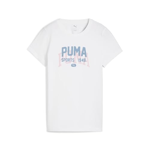 PUMA Camiseta Unisex con gráficos universitarios (Paquete de 1)